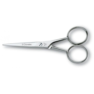 Straight mustache scissors 4.5 " -Hairdressing scissors and razors -3 Claveles