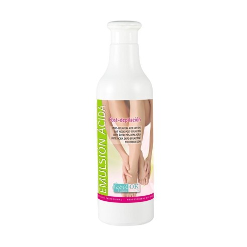 Emulsión Ácida Post Depilación 500ml -Cremas depilatorias, decolorantes y post depilatorios -Depil OK Emulsión Ácida Post Depilación 500ml -Cremas depilatorias, decolorantes y post depilatorios -Depil OK