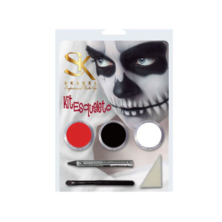 Kit de maquillage squelette -Fantaisie et FX -Skarel