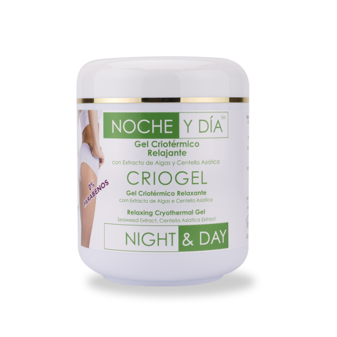 Gel Criotérmico Relajante Criogel 500ml Noche & Dí -Cremas tonificantes y moldeadoras -Noche & Día Gel Criotérmico Relajante Criogel 500ml Noche & Dí -Cremas tonificantes y moldeadoras -Noche & Día