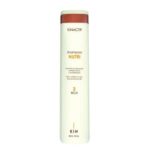 Nutri 2 Rich Champú Kinactif 250ml -Champús -Kin Cosmetics Nutri 2 Rich Champú Kinactif 250ml -Champús -Kin Cosmetics