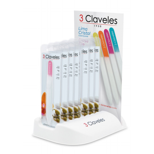 Lim a cristal 14 cm 3 Claveles -Accessori per utensili -3 Claveles