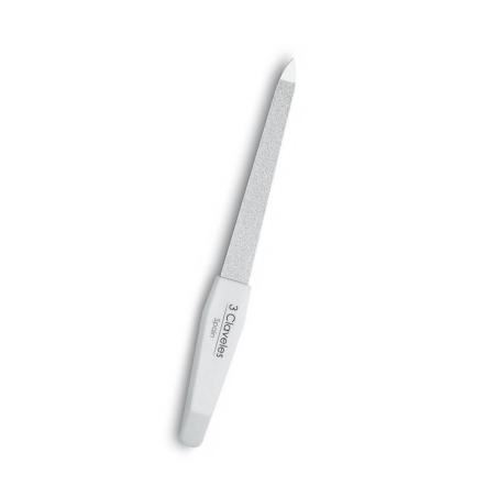 Lima de uñas Zafiro 13cm cromada -Utensilios Accesorios -3 Claveles