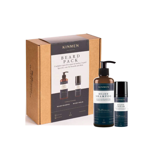 Pack Kinmen Beard - Champú + Crema -Packs de productos de barbería -Kin Cosmetics Pack Kinmen Beard - Champú + Crema -Packs de productos de barbería -Kin Cosmetics