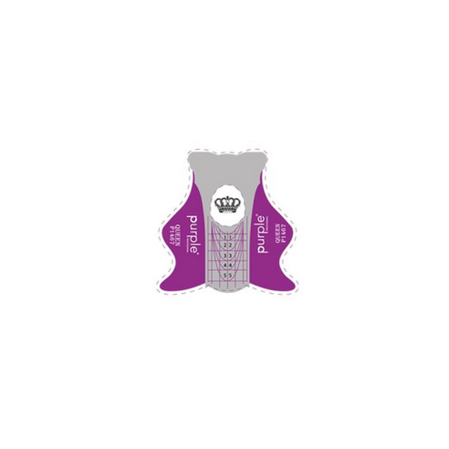 Moldes de uñas Queen Purple 500uds -Utensilios Accesorios -Purple Professional