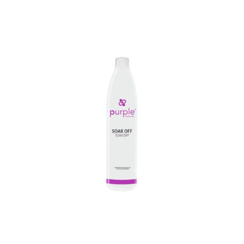 Removedor Soak Off Roxo 500ml -Tratamentos com removedor de esmalte -Purple Professional