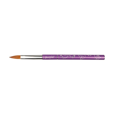 Ovaler Acrylpinsel Nr. 8 Metallic Purple Professional -Utensilien Zubehör -Purple Professional