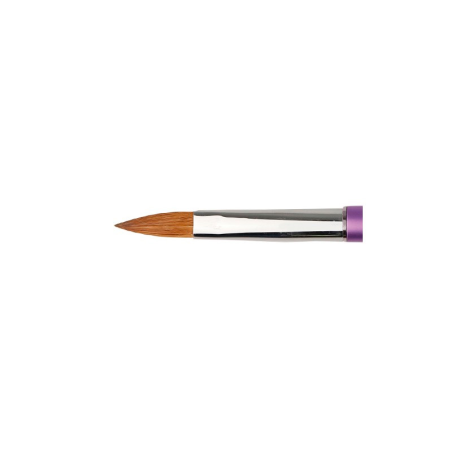 Ovaler Acrylpinsel Nr. 8 Metallic Purple Professional -Utensilien Zubehör -Purple Professional