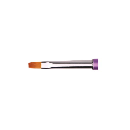 Pinceau Gel Plat Nylon n.4 -Accessoires Ustensiles -Purple Professional 2
