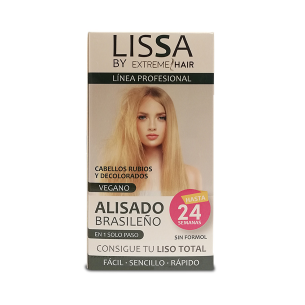 Vegan Brazilian straightening Blondes Lissa 100ml -Permanent and straightened -Lissa