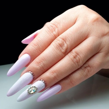 Gel-Nagellack P2001 Sweet Doll Purple Professional -Semipermanenter Emaille -Purple Professional 2