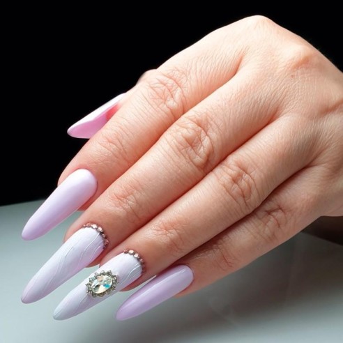 Sweet Doll Lila Gel-Nagellack P2001 -Semipermanenter Emaille -Purple Professional