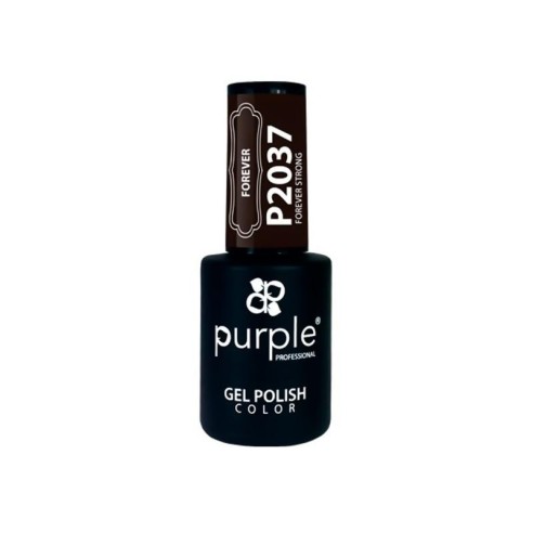 Esmalte de gel Forever Strong 2037 Purple -Émail semi permanent -Purple Professional