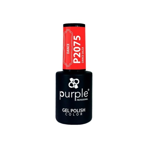 Dance Salsa 2075 Purple gel polish -Semi permanent enamel -Purple Professional