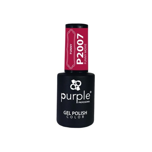 Esmalte Gel Funny Movie Purple N.2007 -Semi permanent nail polishes -Purple Professional