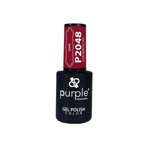 Esmalte Gel P2048 Love Barcelona Purple Professional -Esmalte semi permanente -Purple Professional