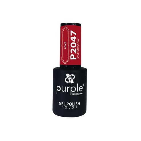 Love Moscow Purple Gel Enamel N.2047 -Semi permanent nail polishes -Purple Professional