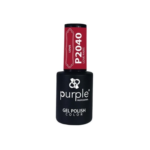 Esmalte Gel P2040 Love Paris Purple Professional -Esmalte semi permanente -Purple Professional