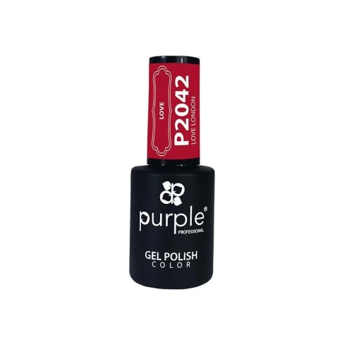 Esmalte Gel Love London Purple N.2042 -Vernis semi permanents -Purple Professional