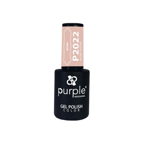 Gel Enamel Work Faster Purple N.2022 -Semi permanent nail polishes -Purple Professional