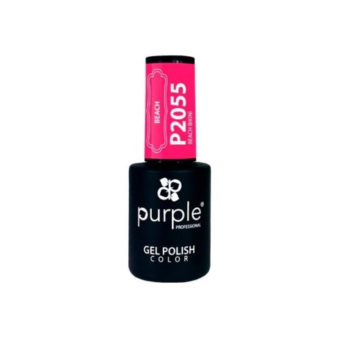 Gel polish Beach Bikini 2055 Purple -Semi permanent nail polishes -Purple Professional