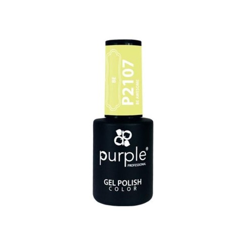 Polonês em gel BE 2107 roxo -Esmalte semipermanente -Purple Professional