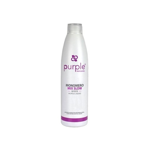 Monomer Blend Mix Slow Purple 250ml -Gel and Acrylic -Purple Professional