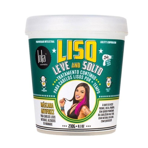 Liso Leve e Solto Mascara Lola Cosmetics 230 g -Hair masks -Lola Cosmetics