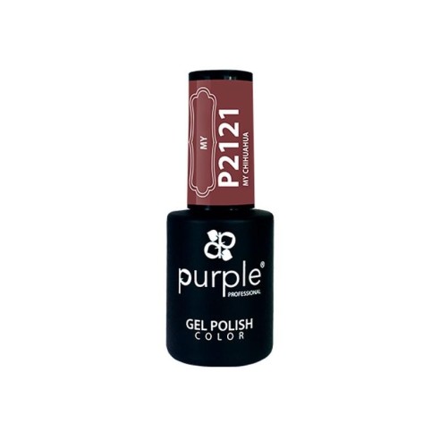 Esmalte Gel P2121 My Chiuahua Purple Professional -Esmalte semi permanente -Purple Professional