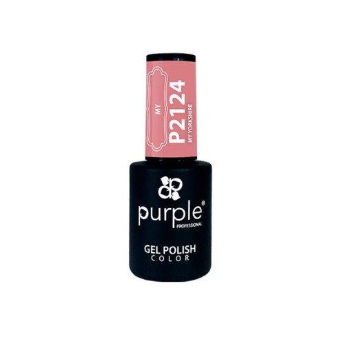 Gel Polish P2124 My Yorkshire Purple Professional -Semi permanent enamel -Purple Professional