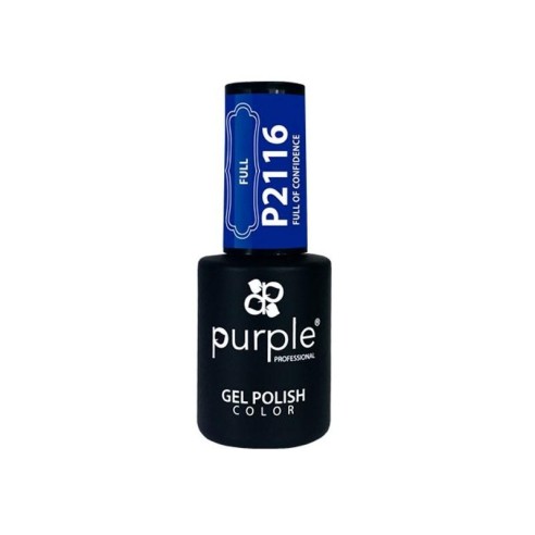 Gel Polish P2116 Full Of Confidence Purple -Semi permanent enamel -Purple Professional
