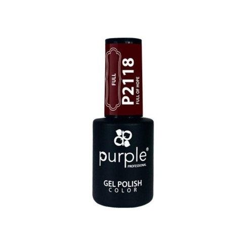 Gel Polish P2118 Full Of Hope Roxo -Esmalte semipermanente -Purple Professional