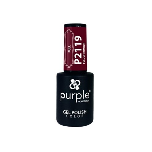Gel Polish P2119 Full Of Humor Purple -Semi permanent enamel -Purple Professional