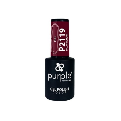 Polonês Gel P2119 Cheio de Humor Roxo -Esmalte semipermanente -Purple Professional