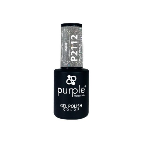 Esmalte Gel P2112 Magic Mirror Purple Professional -Esmalte semi permanente -Purple Professional