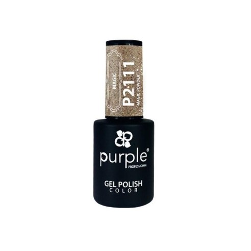 Esmalte Gel Purple Professional P2111 Magic Powder -Émail semi permanent -Purple Professional