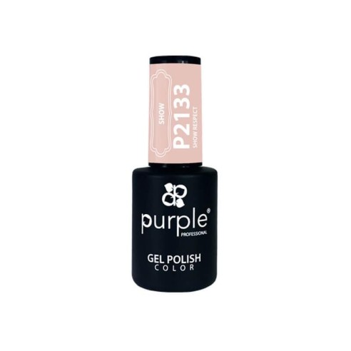 Gel Polish P2133 Show Respect Purple -Semi permanent nail polishes -Purple Professional