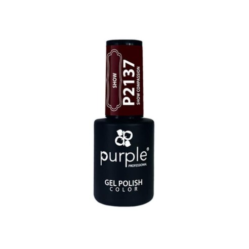 Gel Polish P2137 Show Compassion Purple -Semi permanent nail polishes -Purple Professional