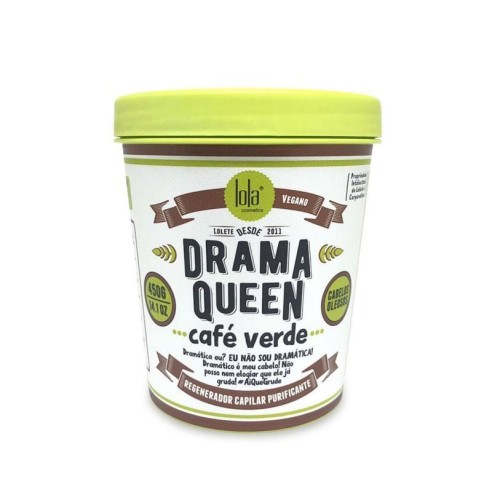 Drama Queen Cafe Verde Mascarilla Lola Cosmetics 450g -Mascarillas para el pelo -Lola Cosmetics