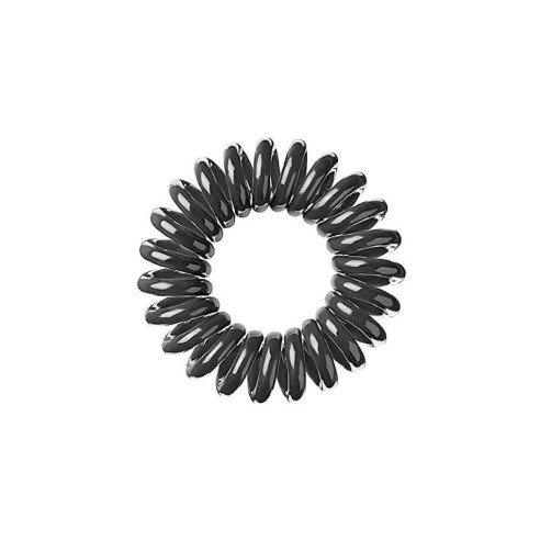 Black Invisigle Scrunchie 3 units -Hairpins, clips and hair ties -AG
