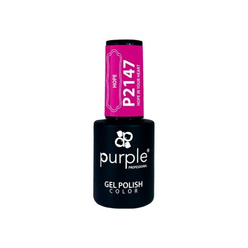 Esmalte Gel P2147 Hope In Your Heart Purple Professional -Esmalte semi permanente -Purple Professional