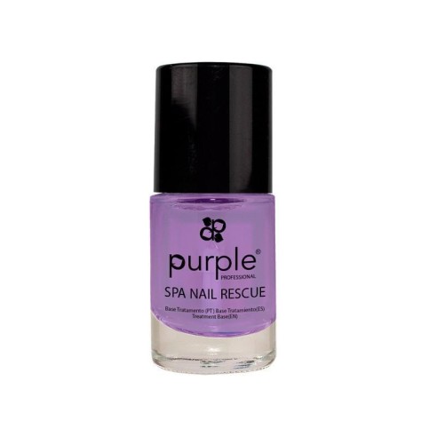 Spa Nail Rescue 10ml Roxo -Tratamentos com removedor de esmalte -Purple Professional