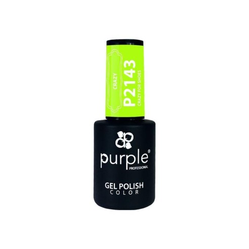 Esmalte Gel P2143 Crazy For Shoes Purple -Semi permanent enamel -Purple Professional