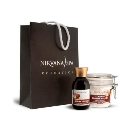 Kokosnussöl + Nirvana Peeling-Mousse-Packbeutel -Feuchtigkeitscremes -Nirvana Spa
