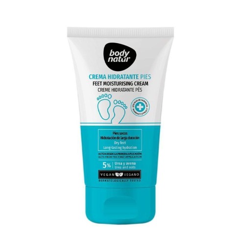 Creme Hidratante para Pés 100ml Body Natur -Creme para as mãos e pés -Body Natur