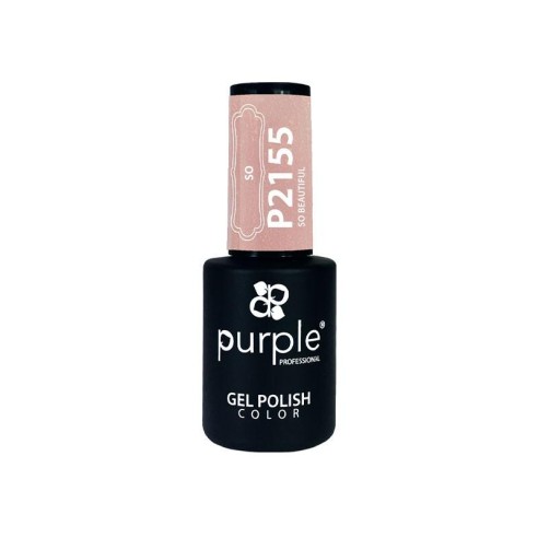 Esmalte Gel P2155 So Beautiful Purple Professional -Esmalte semi permanente -Purple Professional