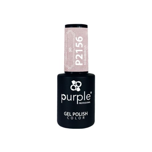 Esmalte Gel P2156 So Glamorous Purple Professional -Esmalte semi permanente -Purple Professional