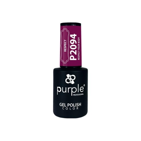 Smalto semipermanente P2094 Rispetta il tuo corpo Viola -Smalto semipermanente -Purple Professional