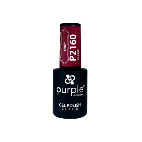 Gel Polish P2160 Enjoy Your Life Purple Professional -Émail semi permanent -Purple Professional