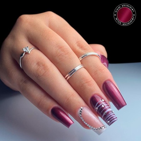 Verniz Gel P2160 Enjoy Your Life Purple Professional -Esmalte semipermanente -Purple Professional 2